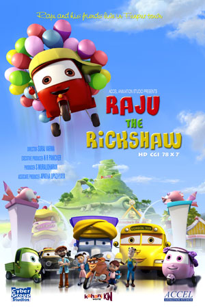 Kahani World & Accel Animation's 'Raju the Richkshaw' to be completed in  April 2011 -
