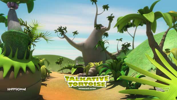 Chennai based HappyCloud Studios working on Talkative Tortoise, 26X11  Animated TV Series -