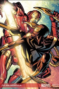 spiderman v iron man comic