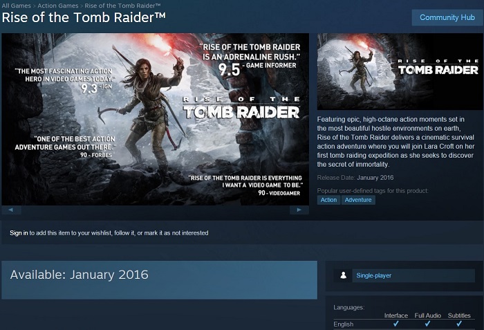 rise-of-the-tomb-raider-steam-page