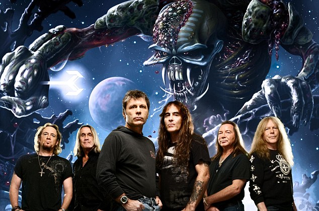 Iron Maiden with its mascot Eddie