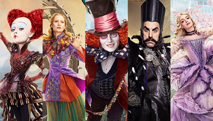 Alice through the looking glass cast