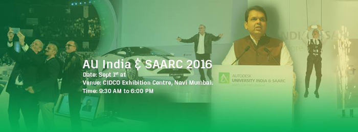 Autodesk University India and SAARC 2016