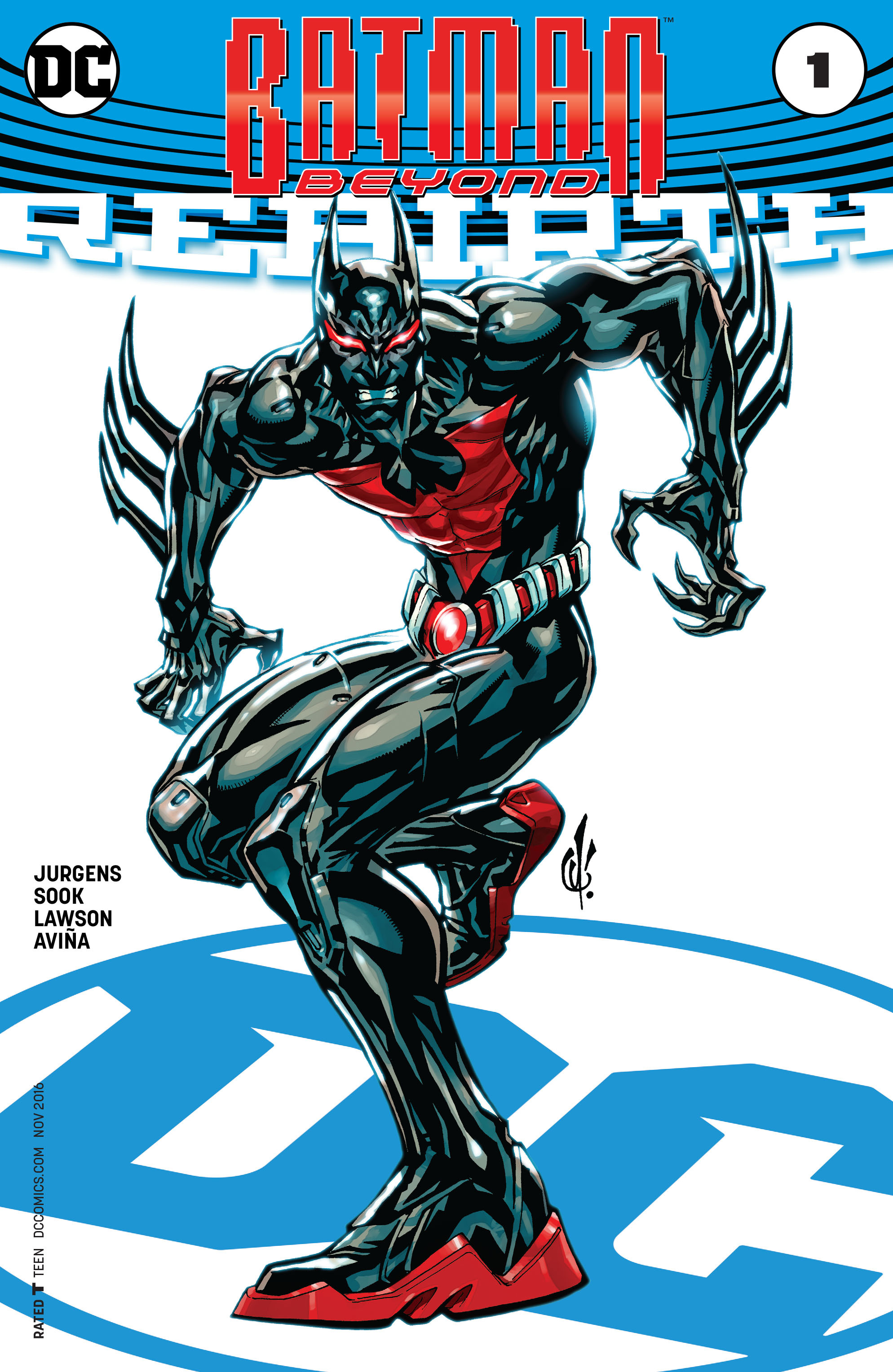 DC Comics Rebirth Batman Beyond 01 cover 2