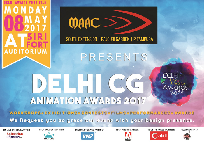 43 Awards to be presented today at the Delhi CG Animation Awards 2017 -