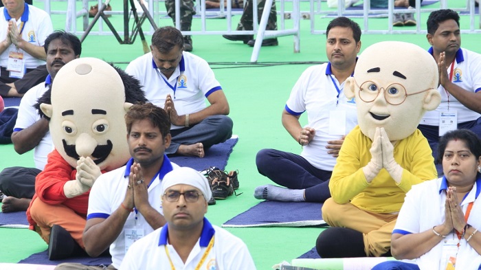 Yoga Se Hi Hoga” says Nicktoons Motu Patlu, Shiva and Rudra on  International Yoga Day -