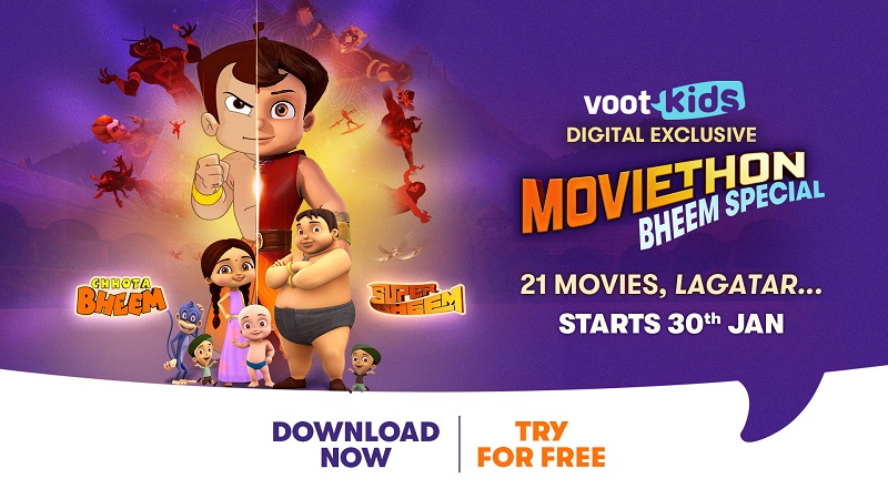 VOOT Kids partners with Green Gold Animation for 21 Bheem moviethon -