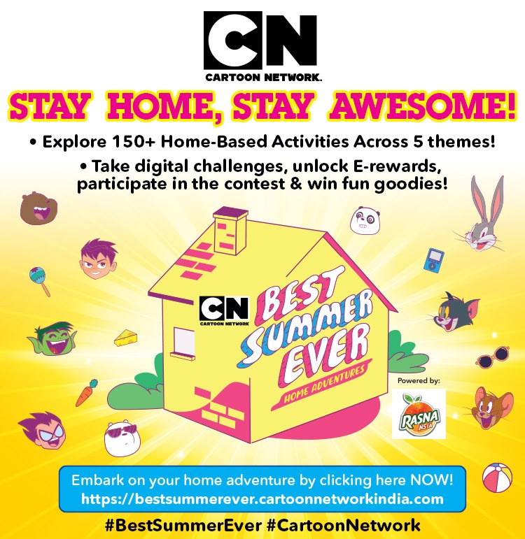 Cartoon Network launches 'Best Summer Ever' campaign consisting of 150+  home-based activities across five themes -