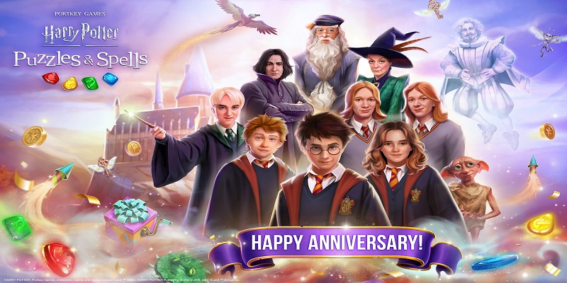 Match three mobile game,’Harry Potter: Puzzles & Spells’ celebrates first anniversary