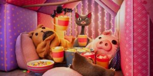 Kids animated show Noodle and Bun