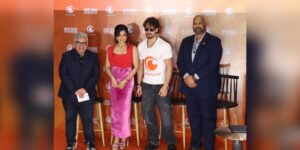 Tiger Shroff and Rashmika Mandanna for Crunchyroll