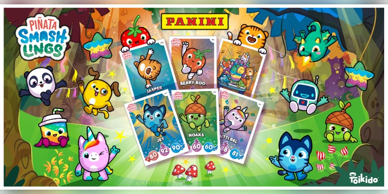 Toikido partners with The Panini Group to launch Piñata Smashlings…