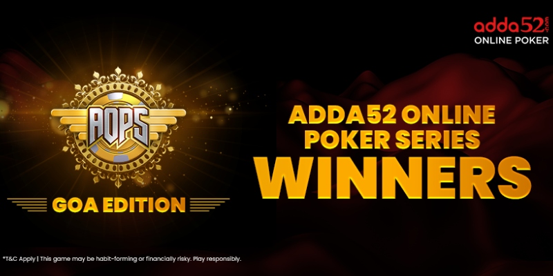 Adda52 announces winners of Online Poker Series 2024