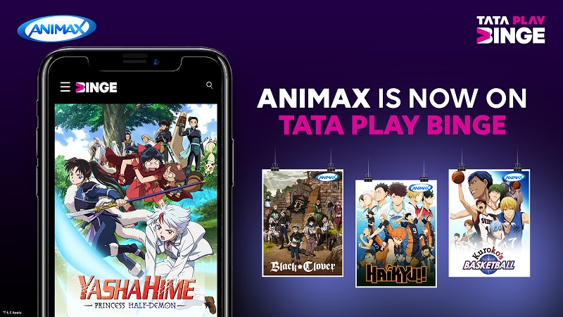 Tata Play Binge adds anime OTT platform Animax