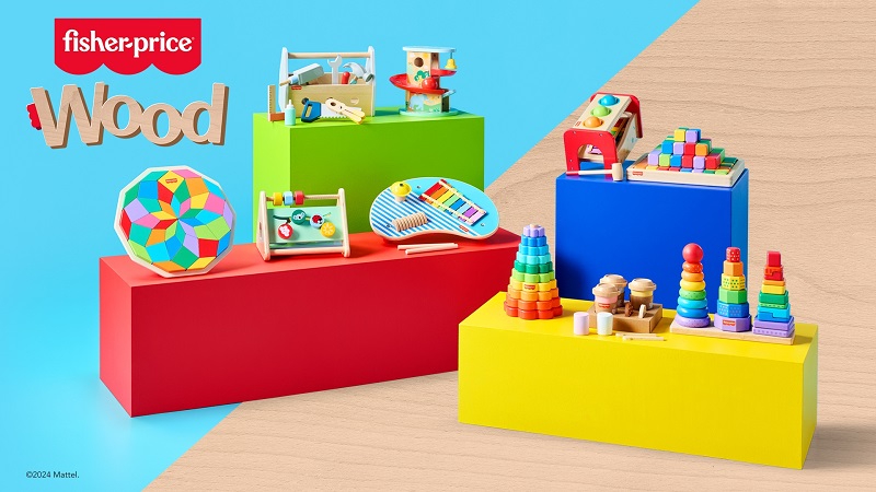 Fisher-Price introduces new wooden toy line