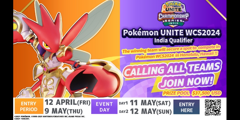 Pokémon Unite World Championship 2024 India qualifier dates revealed