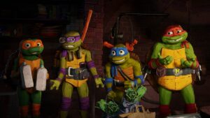 Stylised look of Teenage Mutant Ninja Turtles: Mutant Mayhem