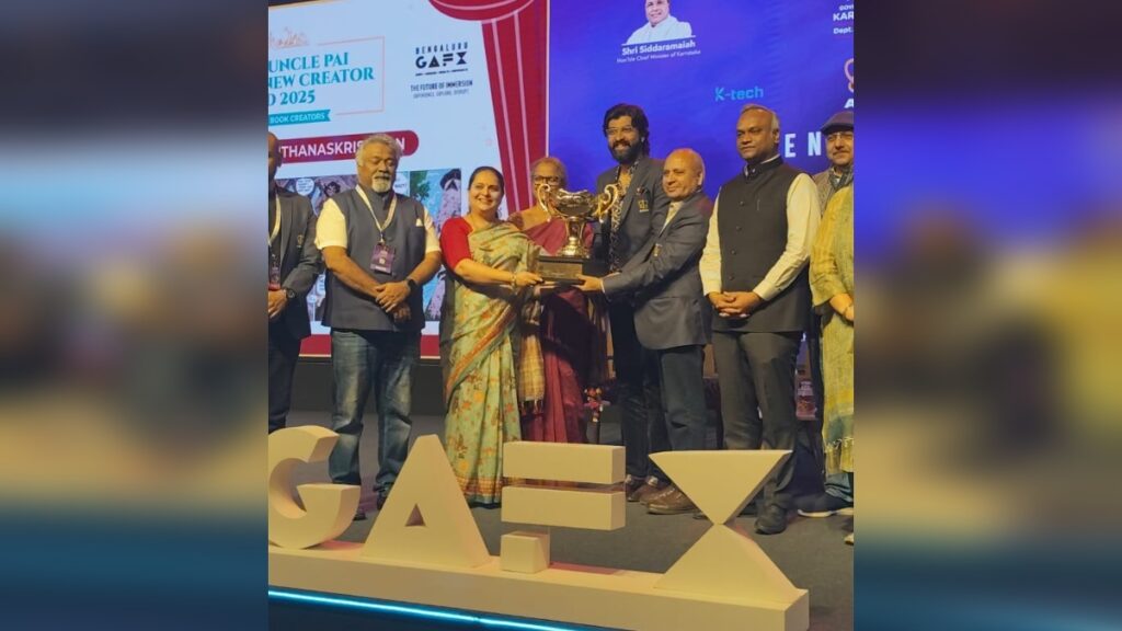 Amar Chitra Katha's GAFX Uncle Pai Promising New Creator award