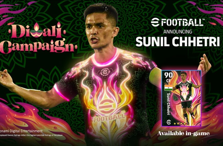 Konami and Indian football star Sunil Chhetri collaborate for ‘eFootball’