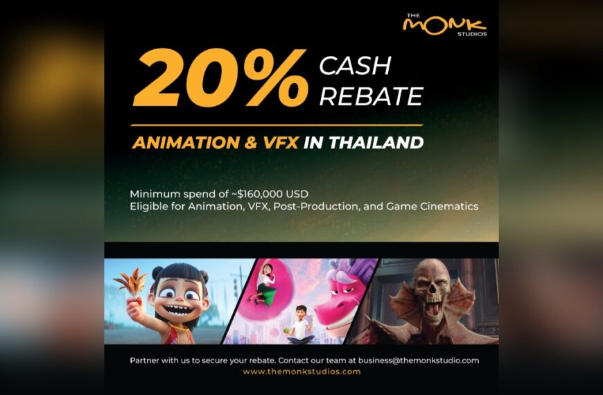 The Monk Studios highlights opportunity in Thailand’s new incentive scheme