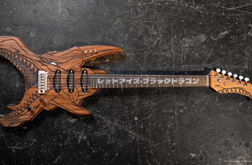 Alabama-based artist Bear Walker brings ‘Yu-Gi-Oh!’ inspired  handcrafted guitars 