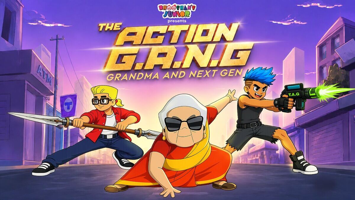 Bhooshan’s Junior bets on grandma-led IP ‘The Action G.A.N.G’ as it ...