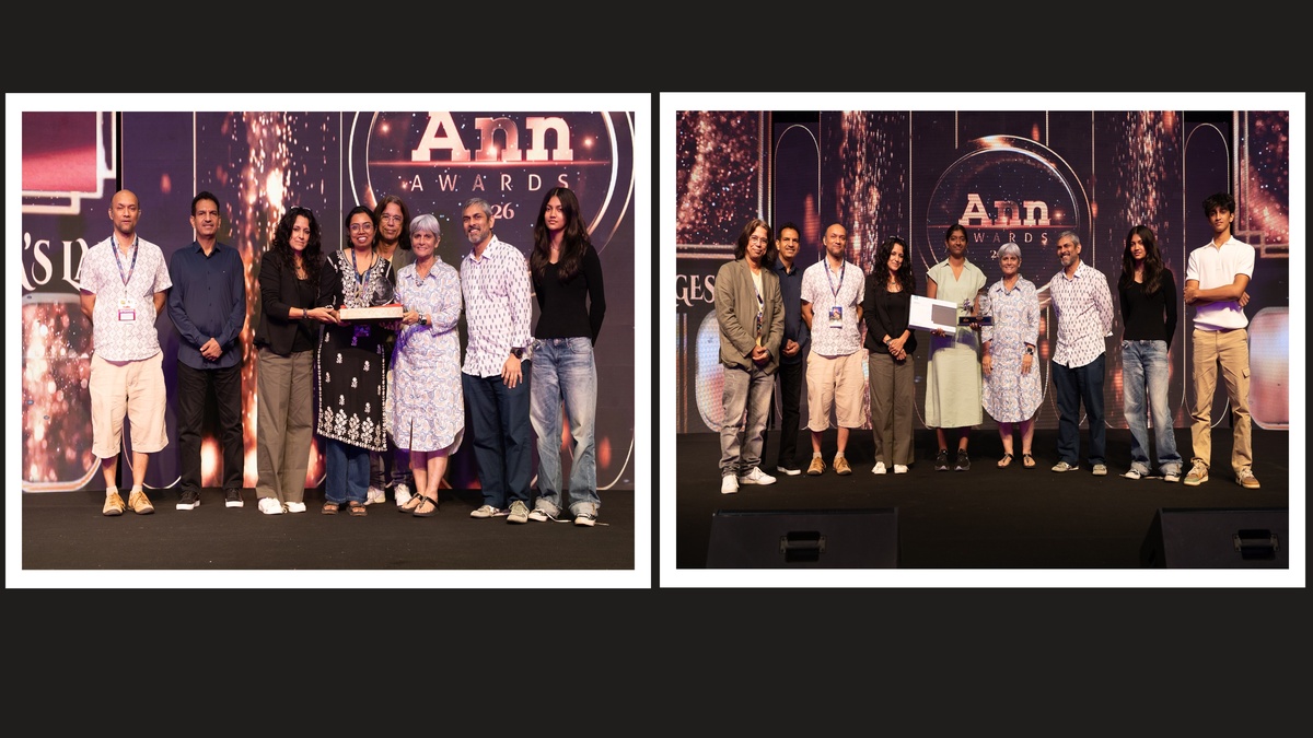 Triparna Maiti and Kalyani B bag Arnab Chaudhuri Animation Awards 2026
